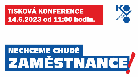 Tiskova konference 14.6.2023 od 11:00 hodin.